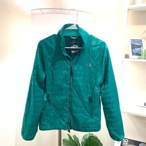 The North Face Teal Light Puffer Jacket Size Medium